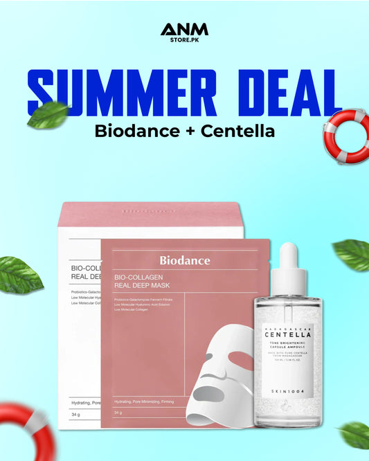 Bio-Collagen Real Deep Mask + Centella Tone Brightening Capsule Ampoule