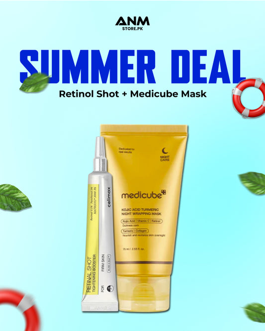Celimax Retinal Shot + Medicube Kojic Acid Peel Off Mask