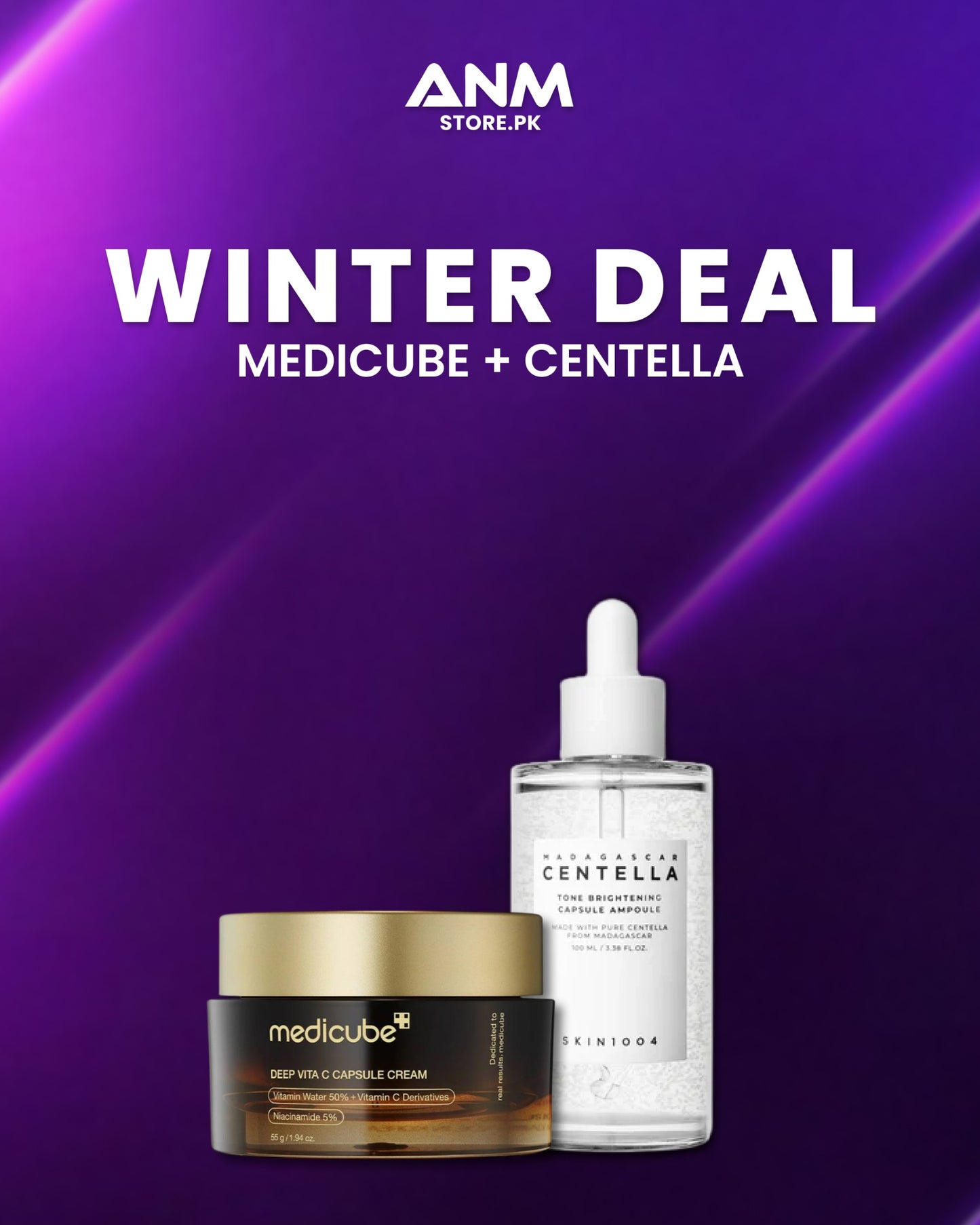 Medicube Capsule Cream +  Centella Tone Brightening Capsule Ampoule