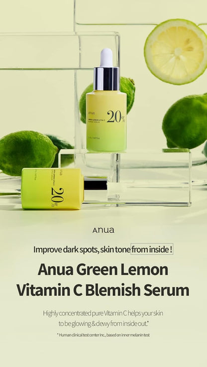 Anua Green Lemon Vitamin C Blemish Serum 20 g