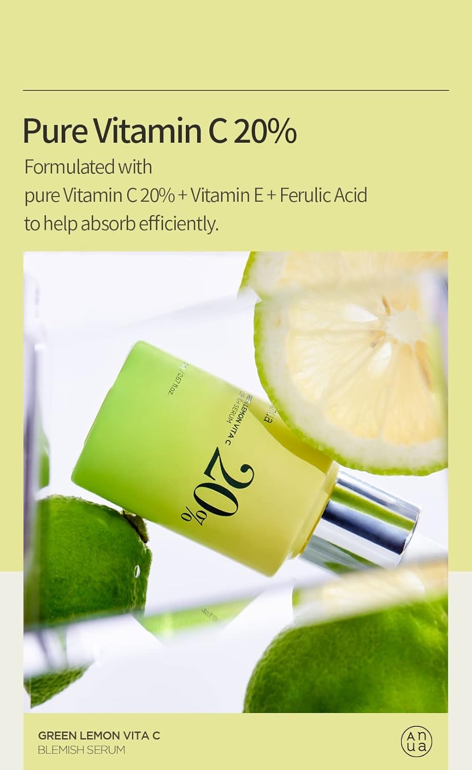 Anua Green Lemon Vitamin C Blemish Serum 20 g