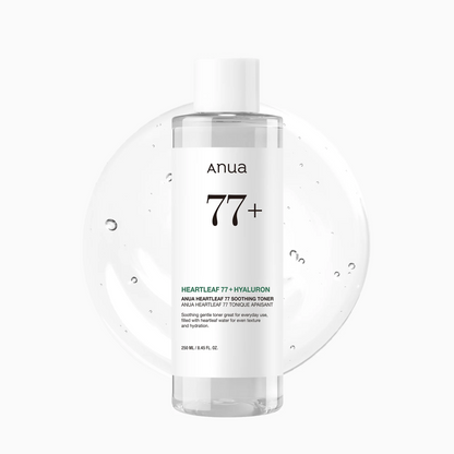 Anua Heartleaf 77% Soothing Facial Toner For Redness & Acne- Prone Skin Type 250 mL