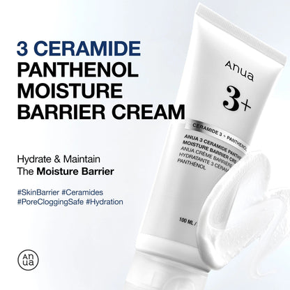 Anua 3 Ceramide Panthenol Moisture Barrier Cream 100mL