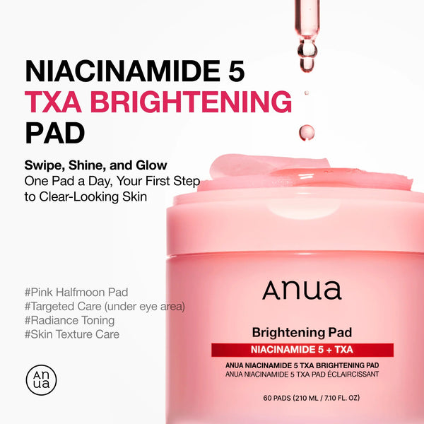 Anua Niacinamide 5 TXA Brightening 60 Pads