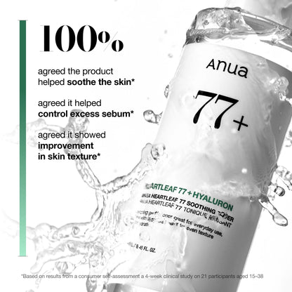 Anua Heartleaf 77% Soothing Facial Toner For Redness & Acne- Prone Skin Type 250 mL
