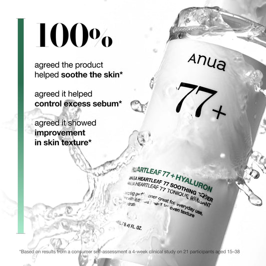 Anua Heartleaf 77% Soothing Facial Toner For Redness & Acne- Prone Skin Type 250 mL