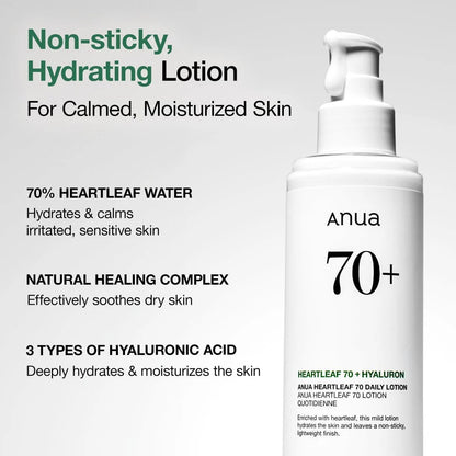 Anua heartleaf 70% Daily Relief Lotion 200 mL