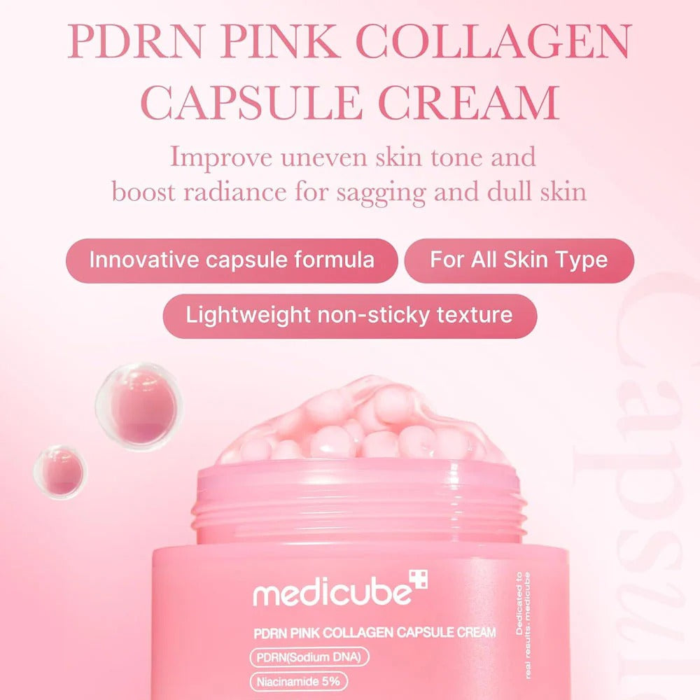 Medicube PDRN Pink Collagen Capsule Cream 55 g