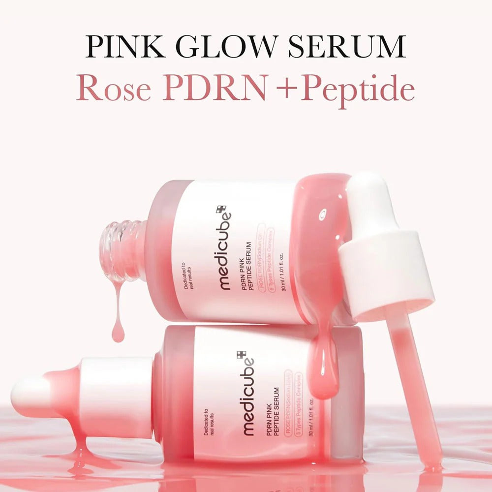 Medicube PDRN Pink Peptide Serum, Pink glow serum, 30 mL