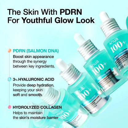 Anua 100+ pdrn + hyaluron serum 30 mL