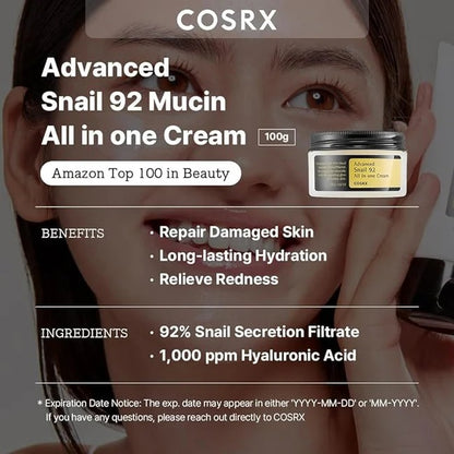Cosrx Advanced Snail 92 All In One Cream 100grams