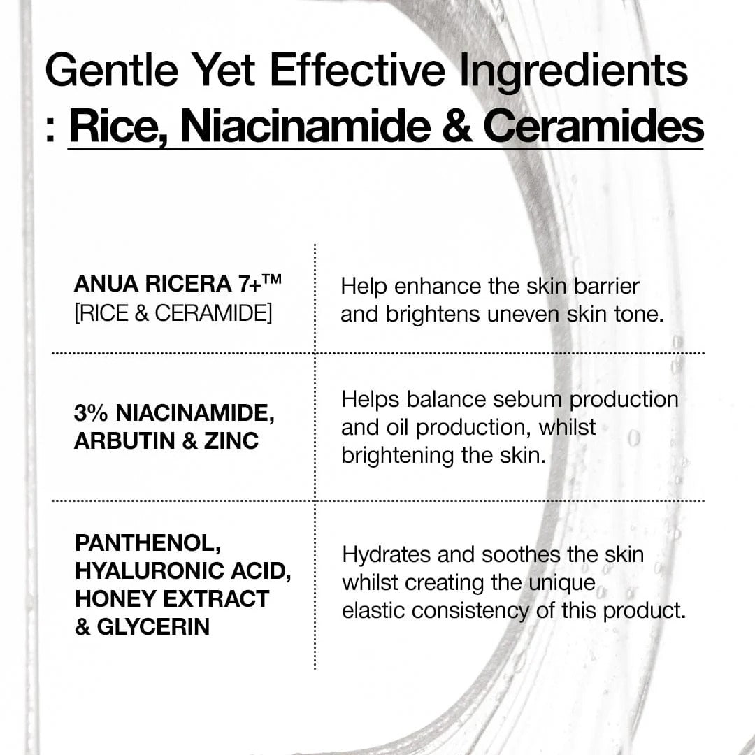 Anua 7 Rice Ceramide Hydrating Barrier Serum 50mL
