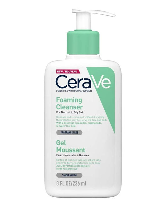 CeraVe Gel Foaming Cleanser for Normal to Oily Skin 236mL