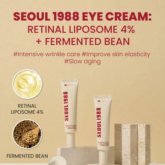 K-Secret Seoul 1988 Eye Cream : Retinal Liposome 4% + Fermented Bean